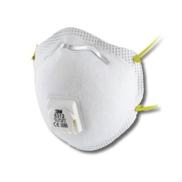 3M Cupped Respirator P1 Valved