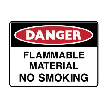 Flammable Materials No Smoking