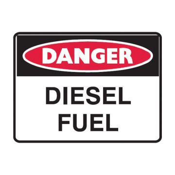 Danger Signs - Danger Diesel Fuel