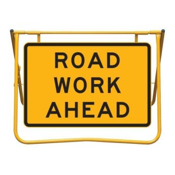 Road Work Ahead Sign