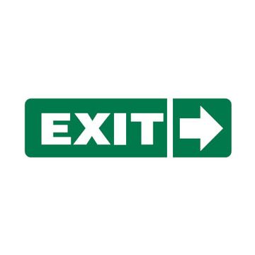 Arrow Right Picto Exit Sign