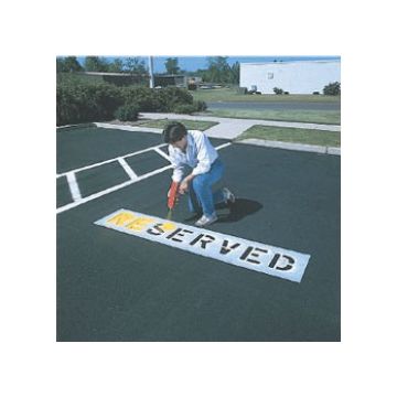 Car Park Stencil Loading Zone