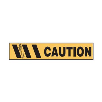 Caution Barrier Tape, 75mm (W) x 100m (L), Black/Yellow Stripe