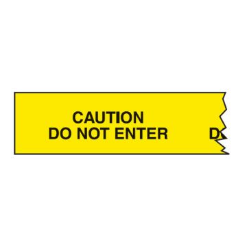 Caution Do Not Enter Barricade Tape