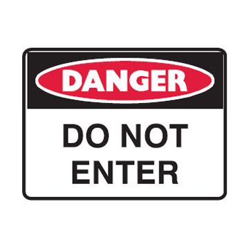 Danger Sign - Do Not Enter 