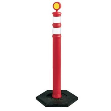 Delineator Post & 6Kg Rubber Base