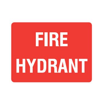 Fire Hydrant Sign