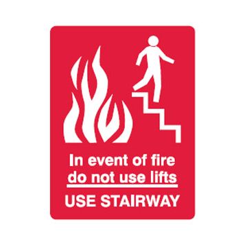 In Event Of Fire Do Not Use Lifts Use Stairway