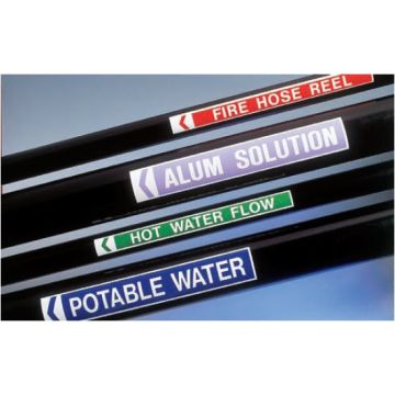 Bilge Pipe Markers Black - H31mm x W475mm