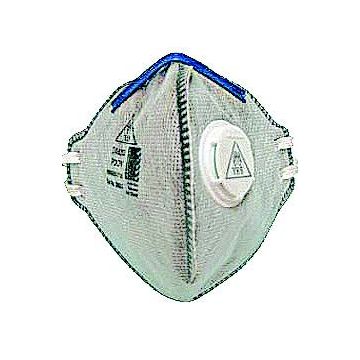 Vert F/Fold P2 Mask Charcoal Valved Dm30