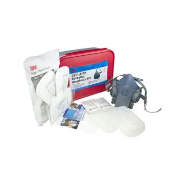 3M Spraying Respirator Kit 7500 Series Half Face