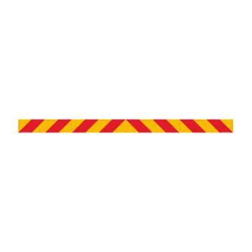 Rear Marker Plate - Category 161, 1600mm (W) x 100mm (H), Class 1 (400) Reflective