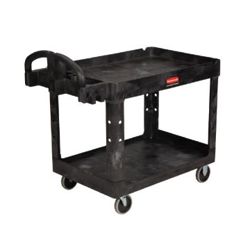 Rubbermaid Heavy Duty Utility Cart with Lip  - 227kg, Black