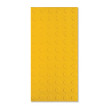 Flooring Tactile Warning Safety Yellow Rubber 300 x 600mm 